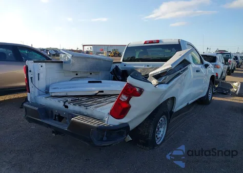 2022 Chevrolet Silverado 1500 Ltd 2Wd Long Bed Wt из США, поврежденный, VIN 3GCNWAEK8NG218520